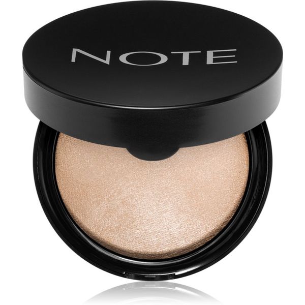 Note Cosmetique Note Cosmetique Baked Highlighter zapečen osvetljevalec odtenek 01 Moonlight 10 g