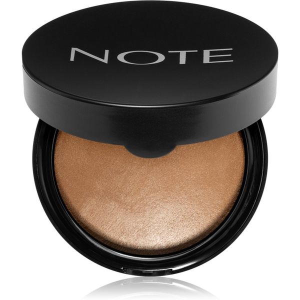 Note Cosmetique Note Cosmetique Baked Powder posvetlitveni pečeni puder odtenek 03 Caramel Cake 10 g