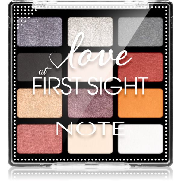 Note Cosmetique Note Cosmetique Love At First Sight paleta senčil za oči 203 Freedom to Be