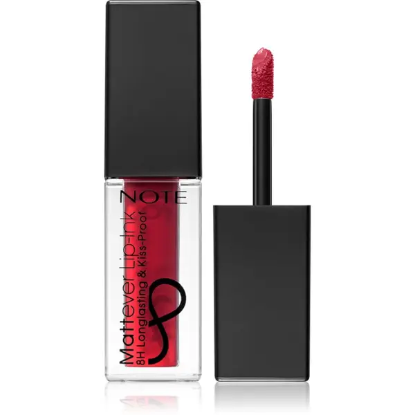 Note Cosmetique Note Cosmetique Mattever tekoča šminka z mat učinkom 14 Unpredictable Red 4,5 ml