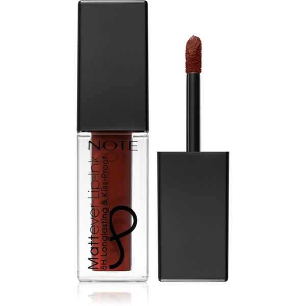 Note Cosmetique Note Cosmetique Mattever tekoča šminka z mat učinkom 15 Urban Red 4,5 ml