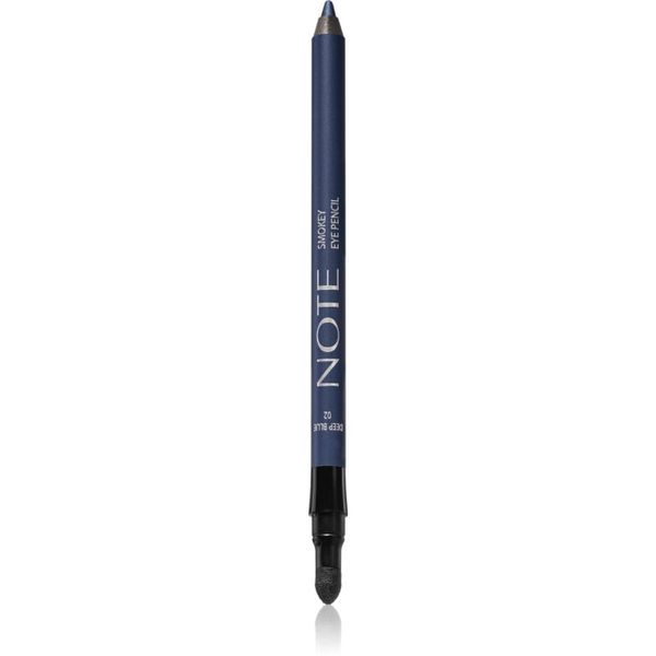 Note Cosmetique Note Cosmetique Smokey Eye Pencil vodoodporni svinčnik za oči 02 Deep Blue 1,2 g