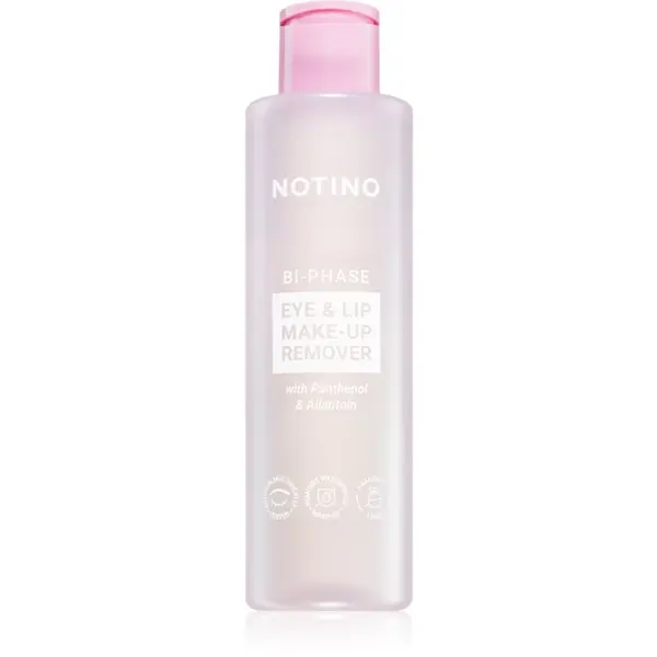 Notino Notino Bi-Phase Eye & Lip Make-up Remover with Panthenol & Allantoin dvofazni odstranjevalec vodoodpornih ličil za oči in ustnice 200 ml