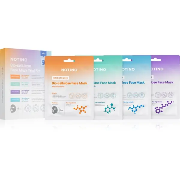 Notino Notino Bio-cellulose Face Mask Trial Set set mask iz platna