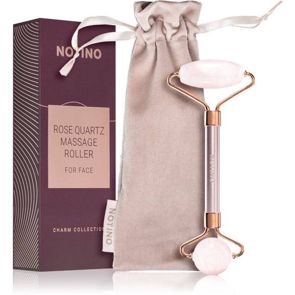 Notino Notino Charm Collection Rose quartz massage roller for face pripomoček za masažo za obraz 1 kos