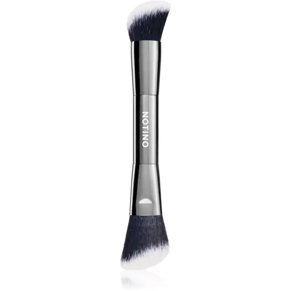 Notino Notino Dual-End Contour Brush 440 čopič za rdečilo, osvetljevalec in konture obojestranski 1 kos