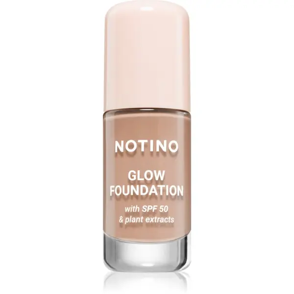 Notino Notino Foundation Glow foundation with SPF 50 & plant extracts posvetlitvena podlaga SPF 50 01 Medium Deep Cool 30 ml