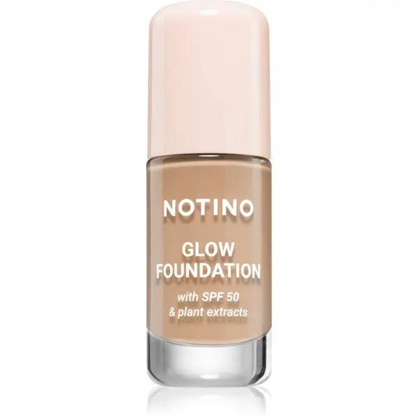 Notino Notino Foundation Glow foundation with SPF 50 & plant extracts posvetlitvena podlaga SPF 50 01 Medium Warm 30 ml