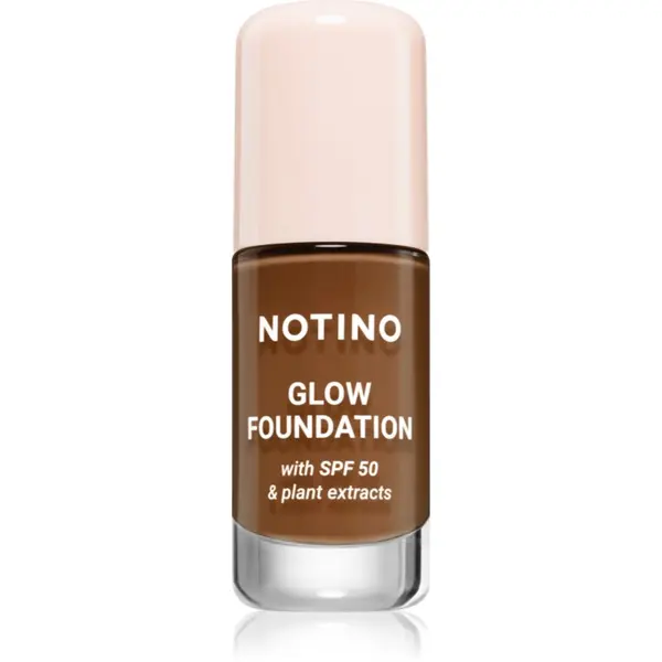 Notino Notino Glow Foundation With SPF 50 & Plant Extracts posvetlitvena podlaga SPF 50 02 Deep Warm 30 ml