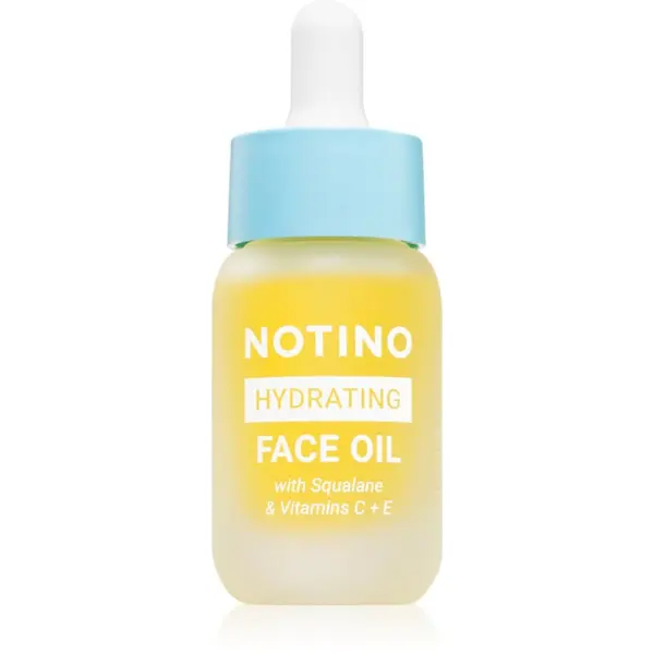 Notino Notino Hydrating Face Oil with Squalane & Vitamins C + E posvetlitveno olje z vitaminom C 15 ml