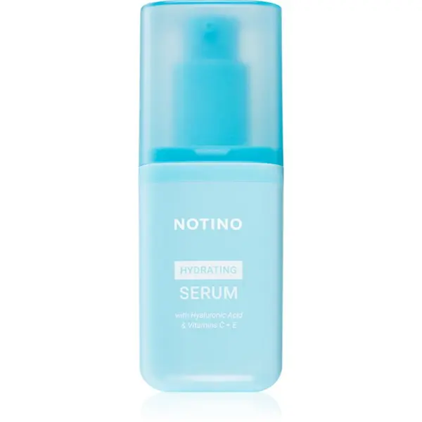 Notino Notino Hydrating Serum with Hyaluronic Acid & Vitamins C + E vlažilni serum za posvetlitev in zgladitev kože 30 ml