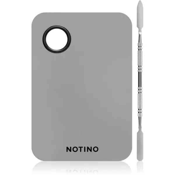 Notino Notino Makeup Brushes Professional Mixing Palette With Spatula paleta za mešanje tekočega pudra z lopatico