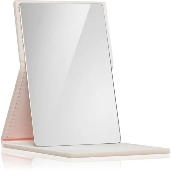 Notino Notino Mirrors Compact Mirror kozmetično ogledalce Leatherette Beige 1 kos