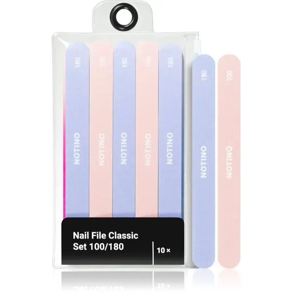 Notino Notino Nail File Classic Set 100/180 set pilic