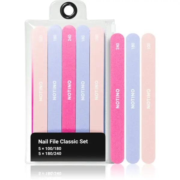 Notino Notino Nail File Classic Set 100/180x5 180/240x5 set pilic