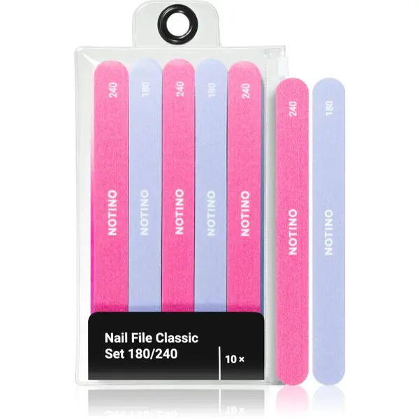 Notino Notino Nail File Classic Set 180/240 set pilic