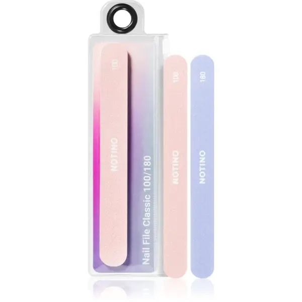 Notino Notino Nail Tools Nail File Classic klasična pilica za nohte z dvema grobostma Classic 100/180 1 kos