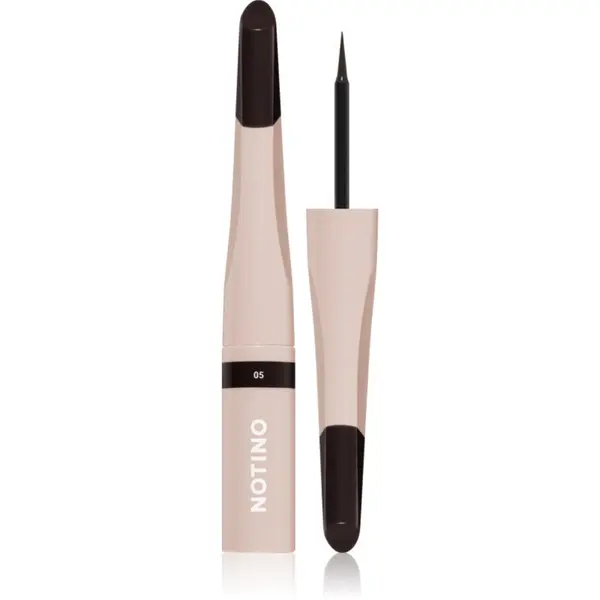 Notino Notino Serum-Infused Lifeproof Eyebrow Liner tekoča črtala za obrvi s serumom 05 Graphite 2.8 ml