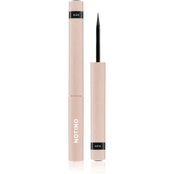 Notino Notino Serum-Infused Lifeproof Eyeliner tekoče črtalo za oči z aktivnimi snovmi za rast trepalnic 01 Black 1.7 ml