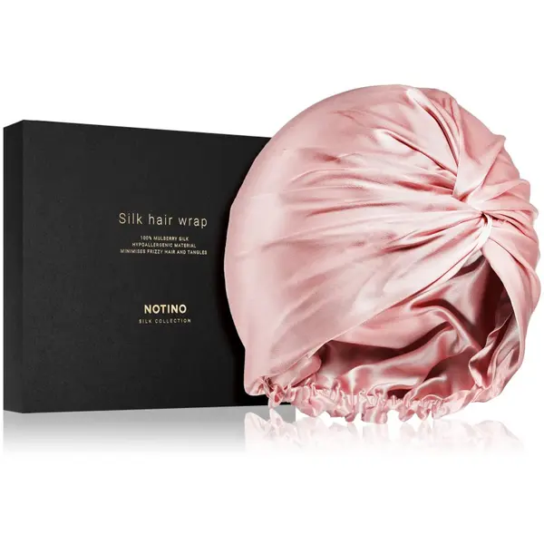 Notino Notino Silk Collection Hair wrap svilnat turban za lase Pink 1 kos