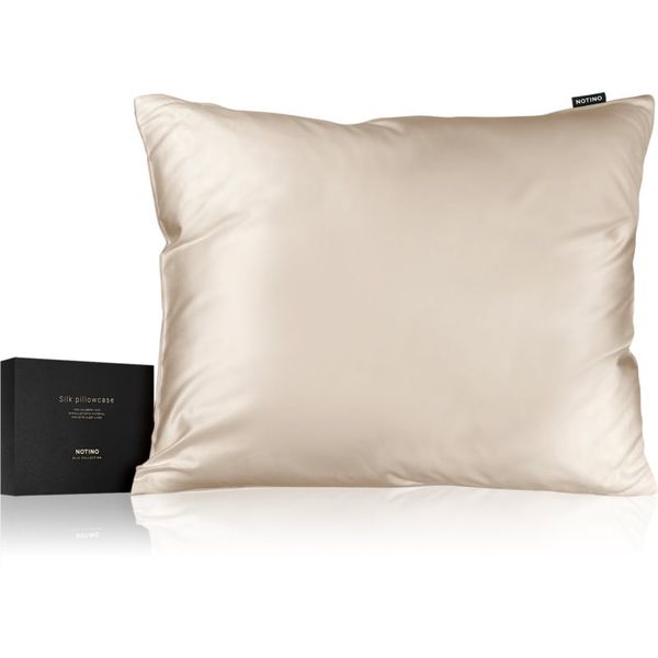 Notino Notino Silk Collection Pillowcase svilena prevleka za vzglavnik Cream 50x60 cm