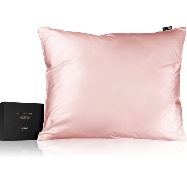 Notino Notino Silk Collection Pillowcase svilena prevleka za vzglavnik Pink 50x60 cm