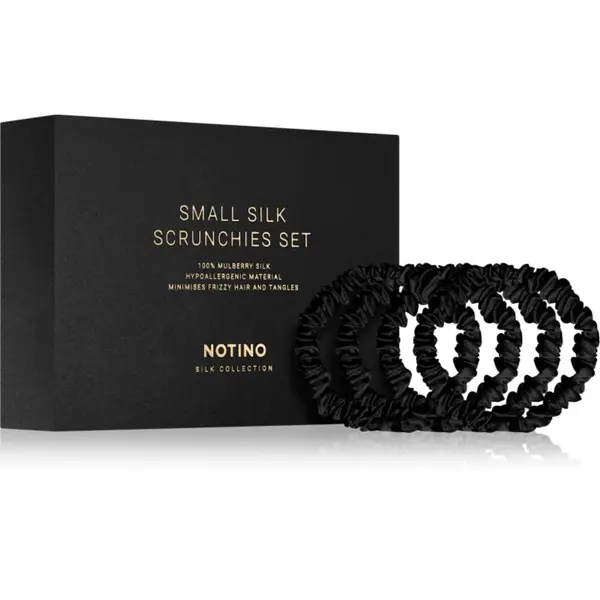 Notino Notino Silk Collection Small Scrunchie Set set svilenih elastik za lase odtenek