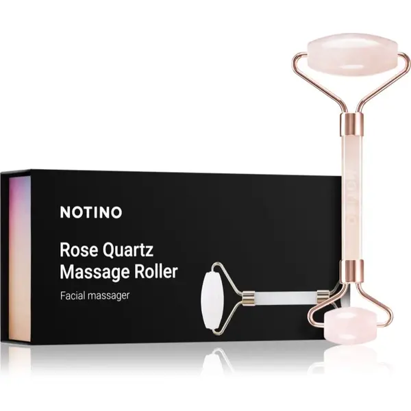 Notino Notino Skincare Tools Rose Quartz Massage Roller pripomoček za masažo za obraz in predel okoli oči 1 kos
