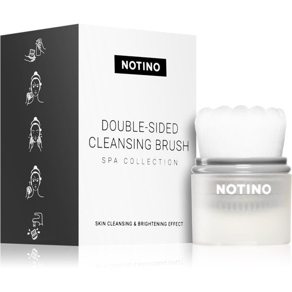 Notino Notino Spa Collection Double-sided cleansing brush čistilna krtačka za obraz Grey