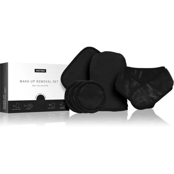 Notino Notino Spa Collection Make-up removal set komplet za odstranjevanje ličil iz mikrovlaken Black