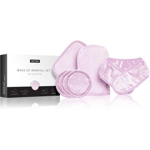 Notino Notino Spa Collection Make-up removal set komplet za odstranjevanje ličil iz mikrovlaken Lilac