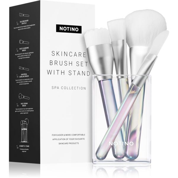 Notino Notino Spa Collection Skincare brush set with stand set čopičev za nego kože