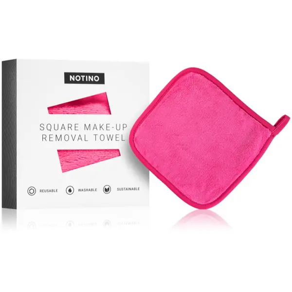 Notino Notino Spa Collection Square Makeup Removing Towel brisača za odstranjevanje ličil odtenek Pink 1 kos