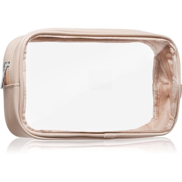 Notino Notino Travel Collection Cosmetic bag prozorna kozmetična torbica M Beige 1 kos