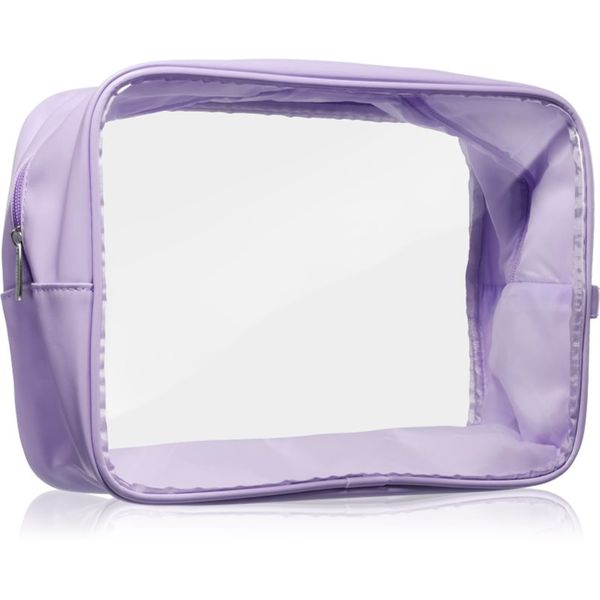 Notino Notino Travel Collection Cosmetic bag prozorna kozmetična torbica XL Purple 1 kos