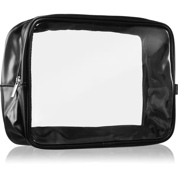 Notino Notino Travel Collection Extra Large Clear Organizer prozorna kozmetična torbica XL Black 27,5x20x12,5 cm 1 kos