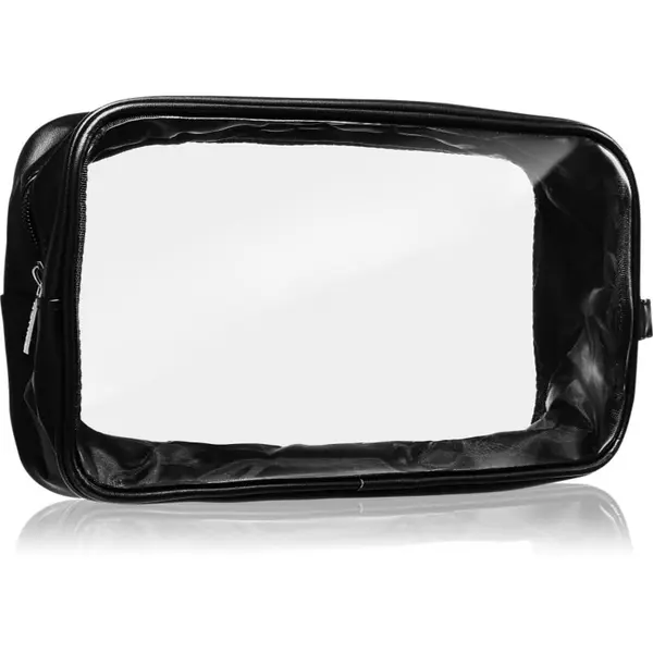 Notino Notino Travel Collection Large Clear Organizer prozorna kozmetična torbica L Black 26x14x8,5 cm 1 kos