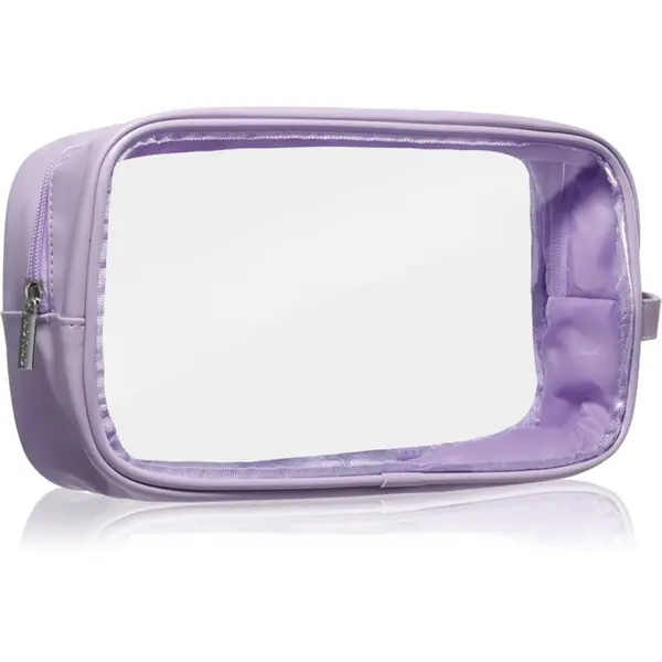 Notino Notino Travel Collection Large Clear Organizer prozorna kozmetična torbica L Purple 1 kos