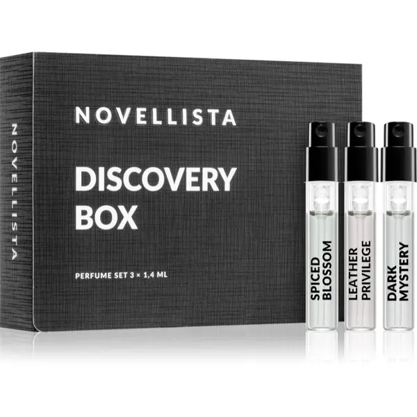 NOVELLISTA NOVELLISTA Discovery Box Black Edition By NOVELLISTA parfumska voda uniseks 3x1.4 ml