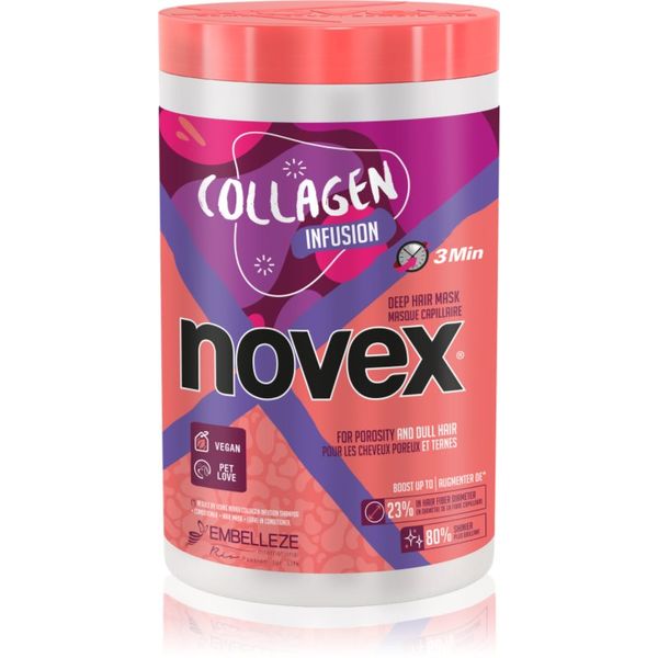 Novex Novex Collagen Infusion krepilna maska za oslabljene, poškodovane lase in razcepljene konice 400 g
