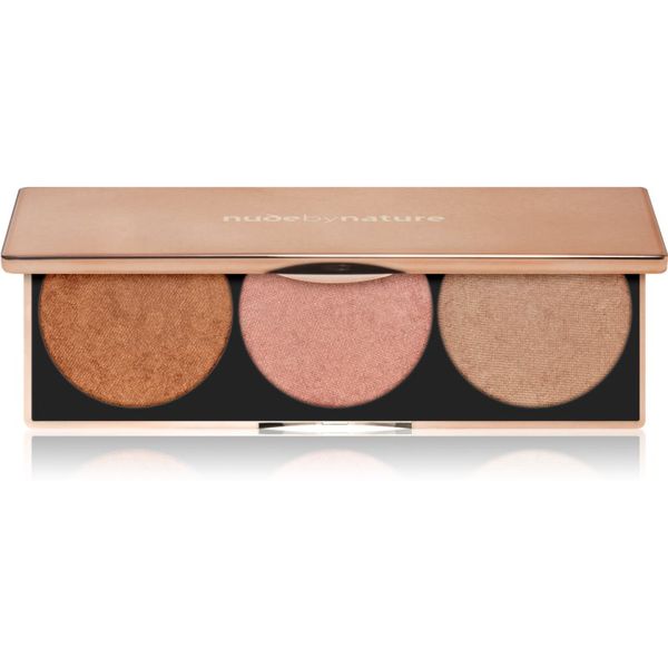 Nude by Nature Nude by Nature Highlight Palette paleta za posvetlitev 3x3 g