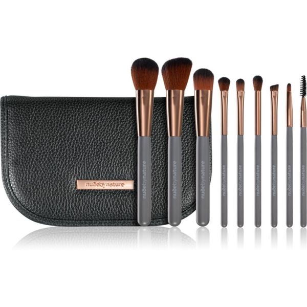 Nude by Nature Nude by Nature Professional Brush Set set čopičev z etuijem