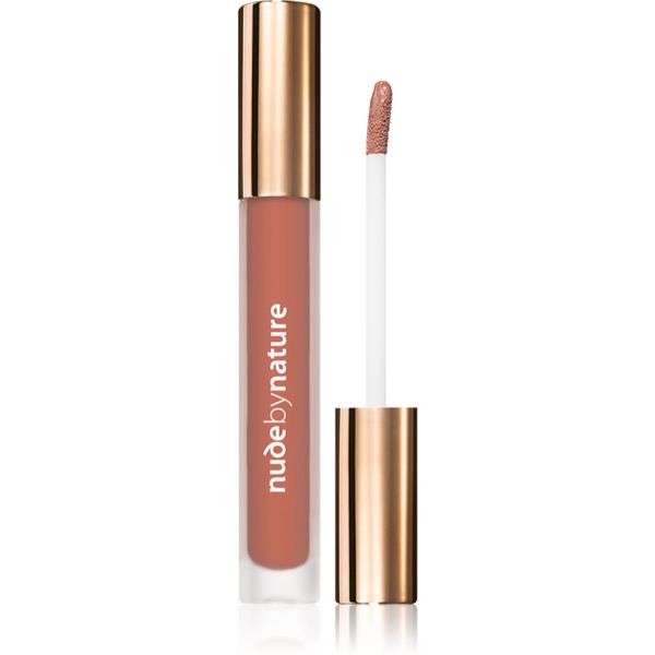 Nude by Nature Nude by Nature Satin Liquid Lipstick kremasta šminka s satenastim zaključkom odtenek 02 Blush 3,75 ml