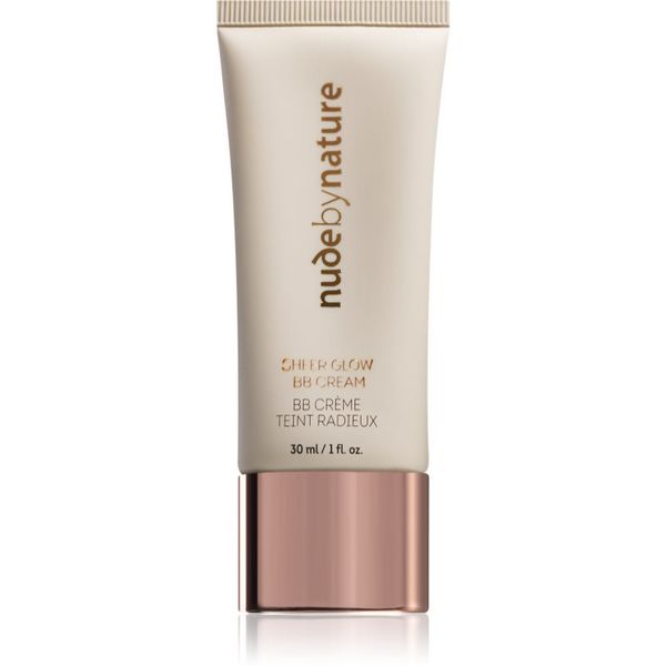 Nude by Nature Nude by Nature Sheer Glow BB Cream posvetlitvena BB krema odtenek 02 Soft Sand 30 ml