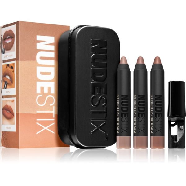 Nudestix Nudestix 90's Nude Mini Lips set za ustnice z mat učinkom