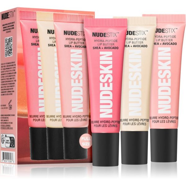 Nudestix Nudestix Nudeskin Hydra-Peptide Lip Butter Tint Set darilni set (za ustnice)