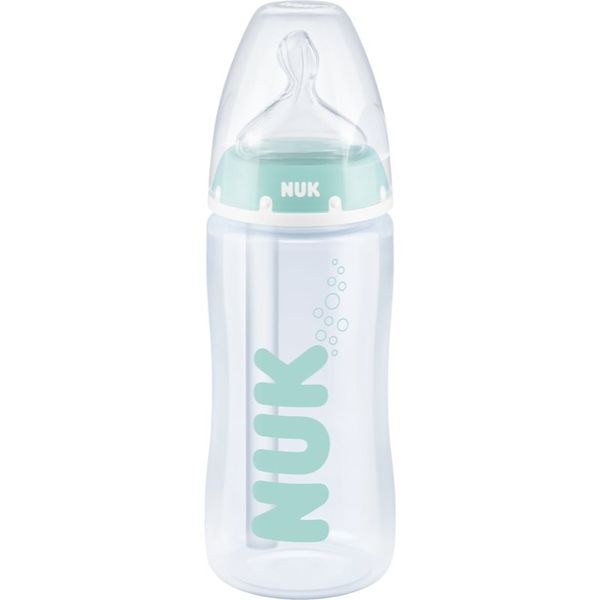 NUK NUK First Choice + Anti-colic steklenička za dojenčke z indikatorjem temperature Anti-colic 300 ml