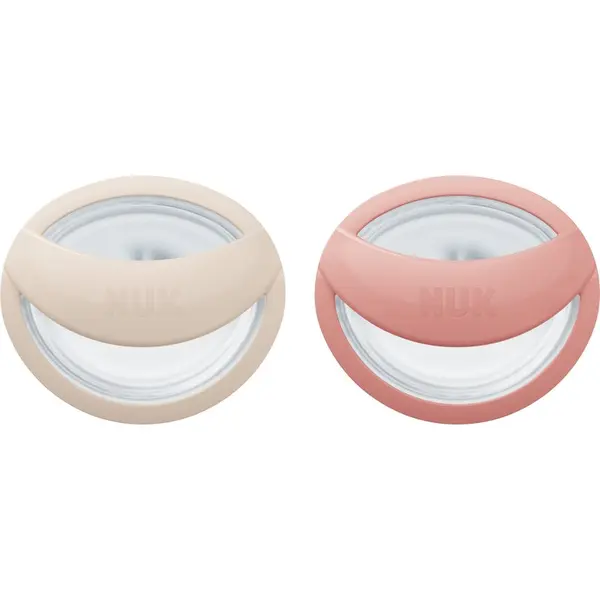 NUK NUK Perfect Match 0-6m duda Red 2 kos