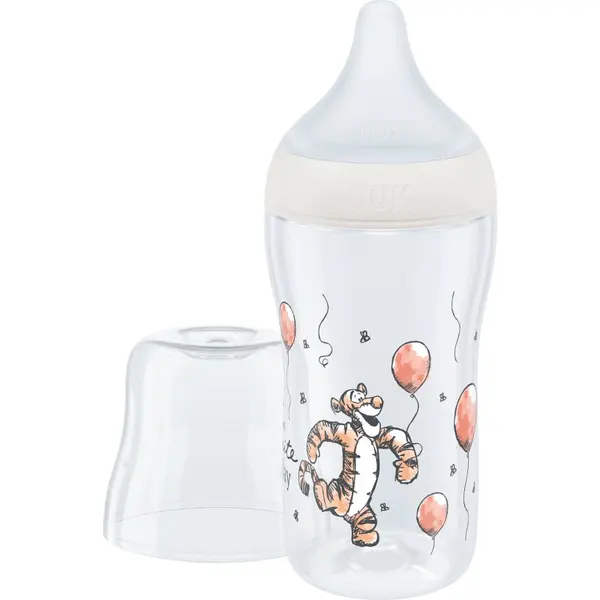 NUK NUK Perfect Match Disney steklenička z indikatorjem temperature Tiger 3m+ 260 ml