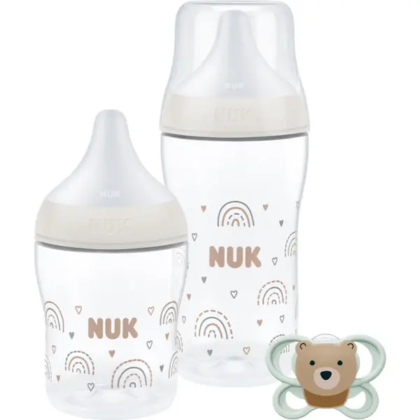 NUK NUK Perfect Match Rainbow darilni set za dojenčke 0-3+ m